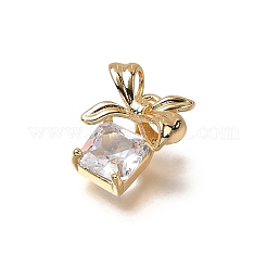 Латунные микро проложить кубического циркония подвески&nbsp;KK-B152-11A-G