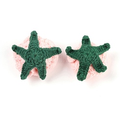 Хлопок вязание искусственный цветок&nbsp;DIY-P082-01F