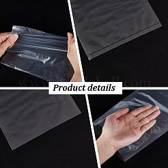 長方形のプラスチック包装用長袋  透明  62.2x15x0.015cm  100個/セット&nbsp;PE-WH0006-03B