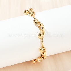 Браслеты-цепочки из нержавеющей стали 304 для женщин&nbsp;BJEW-Z143-14G