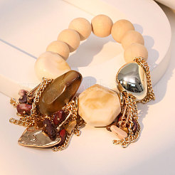 Браслеты с подвесками в виде преувеличенного сердца из сплава&nbsp;WGF0345-01