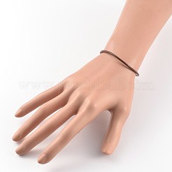Bracelets de corde de cuir faisant&nbsp;NJEW-JB02187
