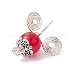 Подвески из стеклянных бусин с имитацией нефрита&nbsp;PALLOY-JF02378-01