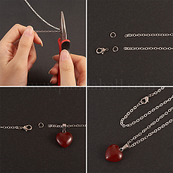 Латунные плоские овальные кабельные цепи CHC-CJ0001-23-RS