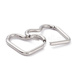 Серьги-кольца из нержавеющей стали 201 STAS-D451-36P