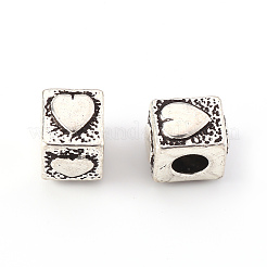 Сплавочные европейские бусины TIBE-S319-141AS-RS