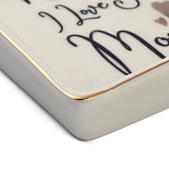 Фарфоровый поднос для украшений AJEW-G032-01B