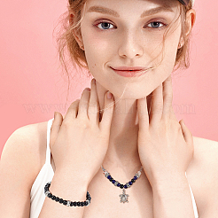 60 шт. 2-цветные бусины-разделители из сплава в тибетском стиле для стойки TIBE-AR0002-03