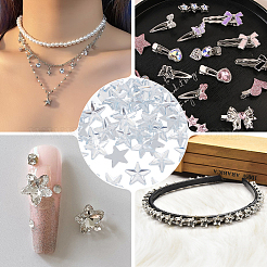 100 Stück Acryl-Strass-Cabochons&nbsp;OACR-CY0001-01