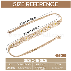 1 Stück Boho Baumwollgürtel für Damen&nbsp;FIND-CP0003-65B