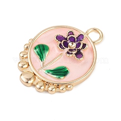 Латунь эмаль подвески&nbsp;KK-K351-48G-02