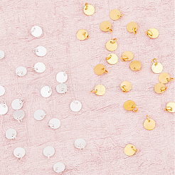 100шт 2 цвета латунные подвески&nbsp;KK-FH0007-29A