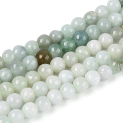 Натуральные нити бусин из нефрита&nbsp;G-N353-07F-01