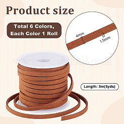 Daim faux ensembles de cordon&nbsp;LW-PH0001-4mm-07A