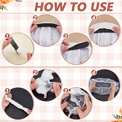 Одноразовый чехол для сиденья из полиэтилена&nbsp;AJEW-WR0003-17