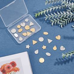 24 шт. 12 подвески из нержавеющей стали 304&nbsp;STAS-UN0024-37