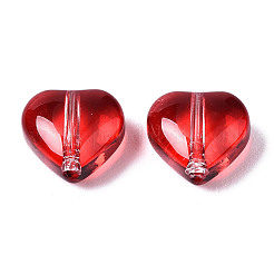 Perle di vetro verniciate a spruzzo trasparente&nbsp;LS-GGLA-S054-012A-02