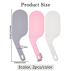 6 шт. двухцветный полипропиленовый пластиковый матрасный подъемник AJEW-DC0002-08