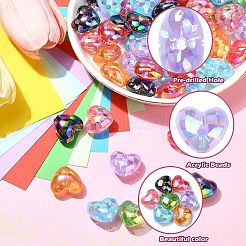 Uv акриловые покрытия бусины OACR-CJC0009-07