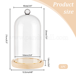 Couvercle de dôme en verre&nbsp;AJEW-WH0348-293G