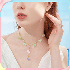 100 шт. Прозрачные стеклянные подвески&nbsp;FIND-SC0020-60