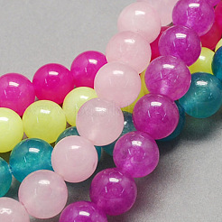 Perles de jade naturels&nbsp;X-G-R165-4mm-M2