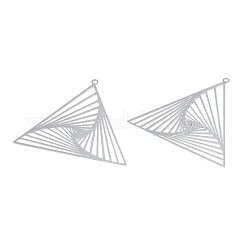 Не тускнеющие филигранные подвески из нержавеющей стали 201&nbsp;X-STAS-S118-053