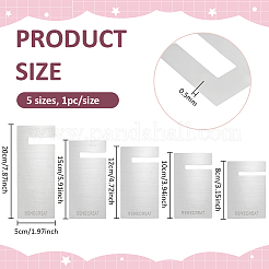 5 шт. 5 стиля инструмента для изготовления кисточек из нержавеющей стали&nbsp;DIY-BC0015-48