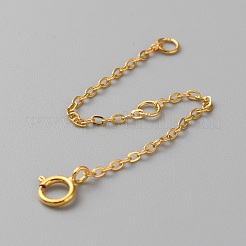 925 удлинитель кабельной цепи из стерлингового серебра&nbsp;FIND-WH0420-02A-G