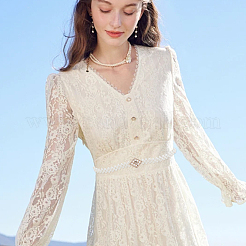 3 шт. 3 стиля пластиковых цепочных ремней с жемчужным плетением AJEW-WR0002-22