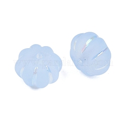 Smerigliato perline acriliche trasparenti&nbsp;X1-OACR-P029-03B-01