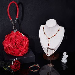 Комплекты из сережек-гвоздиков из розового сплава SJEW-UN0001-22