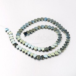 Electroplate non magnetici ematite sintetico fili di perline&nbsp;G-F300-23C-07