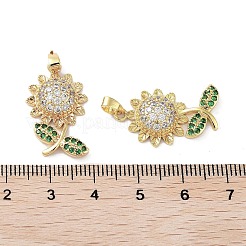 Подвески в виде подсолнуха&nbsp;KK-G482-16G