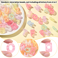 50 шт. светящиеся прозрачные акриловые бусины&nbsp;LACR-SP0001-01