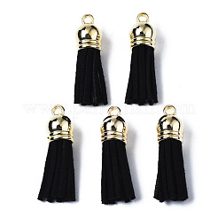 Décorations de pendentif pompon en daim&nbsp;FIND-T002-B39