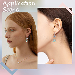 2 нить гальваника стеклянные бусины нити&nbsp;EGLA-PA0001-01A