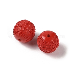 Perle intagliate in corallo sintetico&nbsp;CORA-C001-08B