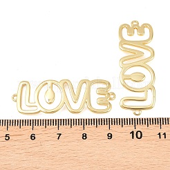 Латунный полый соединительный кулон&nbsp;KK-F931-28B-G