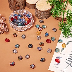 Стеклянные бусины с гальваническим покрытием &nbsp;EGLA-TA0001-91A