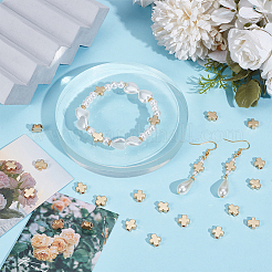 40 шт. матовые бусины из сплава FIND-BBC0004-09