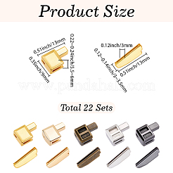 22 set di 5 stili di accessori per abbigliamento&nbsp;FIND-CP0004-08