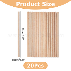 Bastelstöcke aus Holz&nbsp;WOOD-WH0125-11E