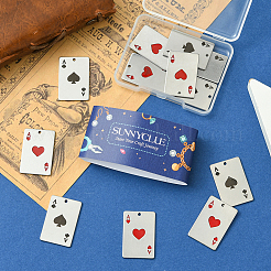 12 шт. 2 стиля эмалевых подвесок из нержавеющей стали 304&nbsp;STAS-SC0010-60