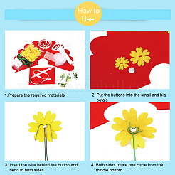 DIY Bastelsträuße Kit&nbsp;DIY-WH0157-01B