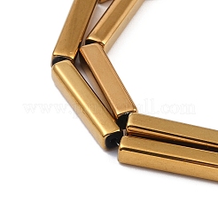 Chapelets de perles en verre électroplaqué&nbsp;EGLA-Q128-12A-FP02