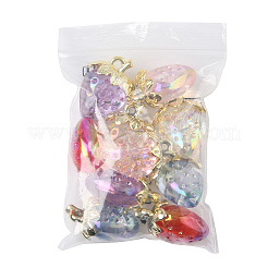 10шт 5 стиля прозрачные акриловые подвески MACR-FS0002-09