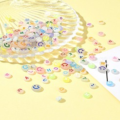 200шт акриловые бусины FACR-FS0001-03