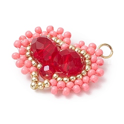 Стеклянные подвески из бисера&nbsp;PALLOY-MZ00388-02