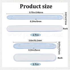 4 Stück 2 Arten transparenter PVC-Antikollisions-Stoßfängerschutz&nbsp;FIND-WH20015-056